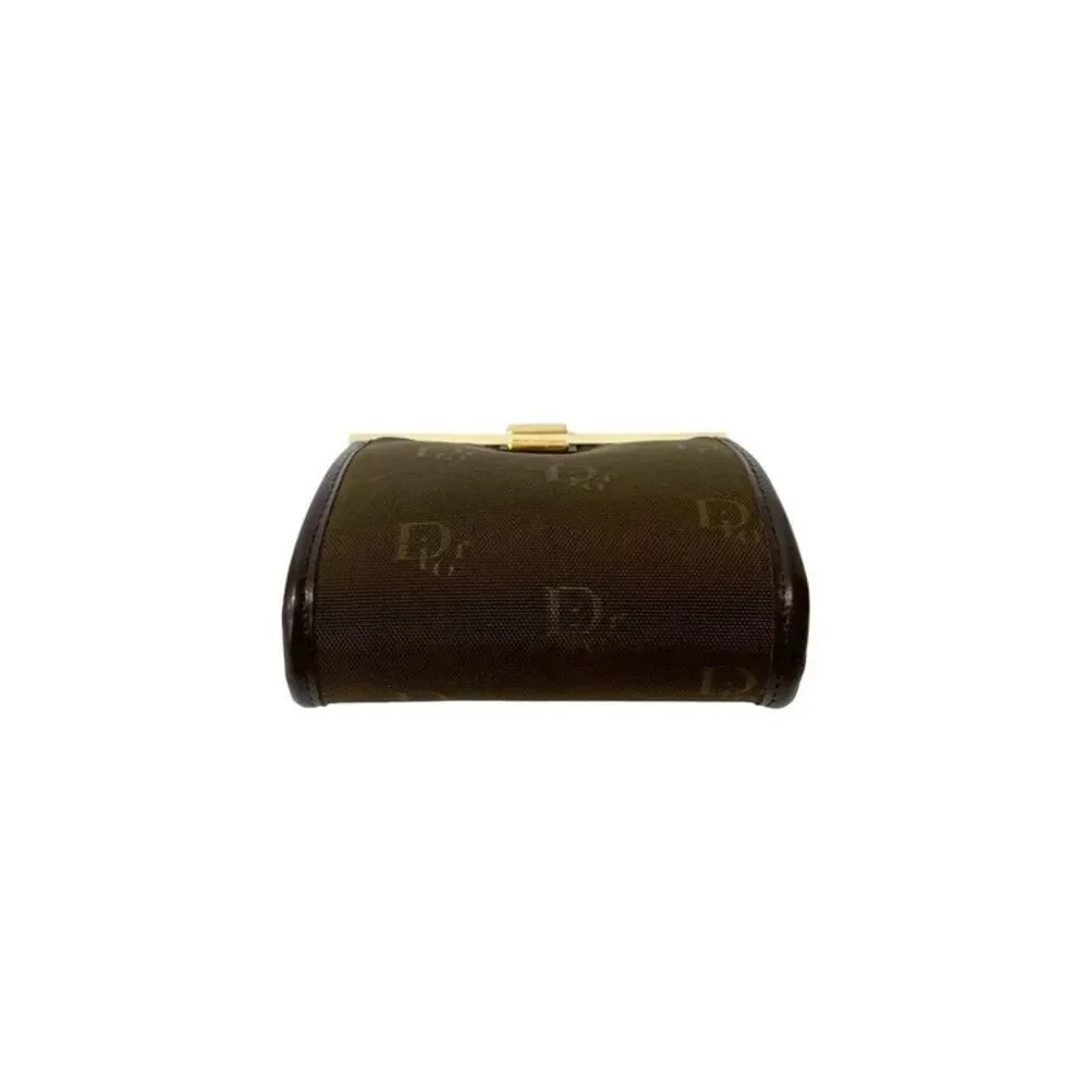Christian Dior Trotter Canvas Leather Coin Case - Picture 7 of 8